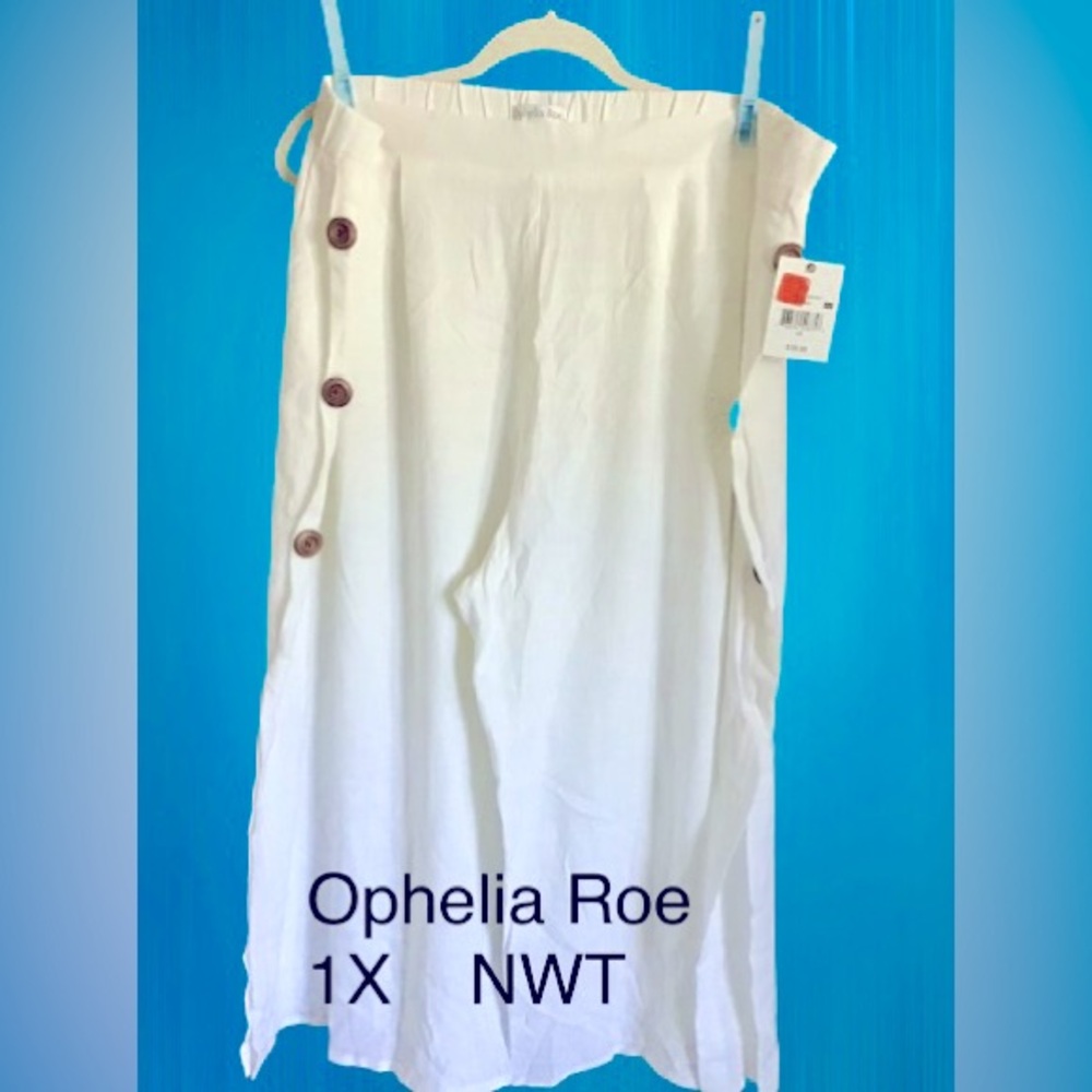 Ophelia Rose  1X   NWT  Cream